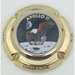 Fortier Noël Plaqué or 24 carats Apollo 11