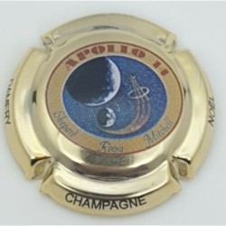 Fortier Noël Plaqué or 24 carats Apollo 14