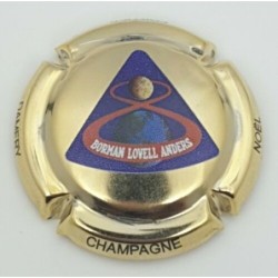 Ultra rare Fortier Noël Plaqué or 24 carats Apollo 8. TO