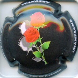 Arlette (la fée d') Roses fond Noir""