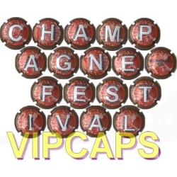 Capsules champagne multi vignerons FESTIVAL 2011