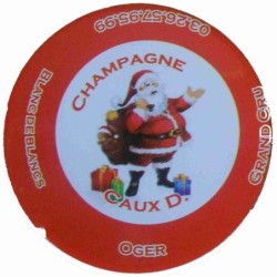 Flan JERO capsule champagne Caux Dominique noel 2012" jeroboam"